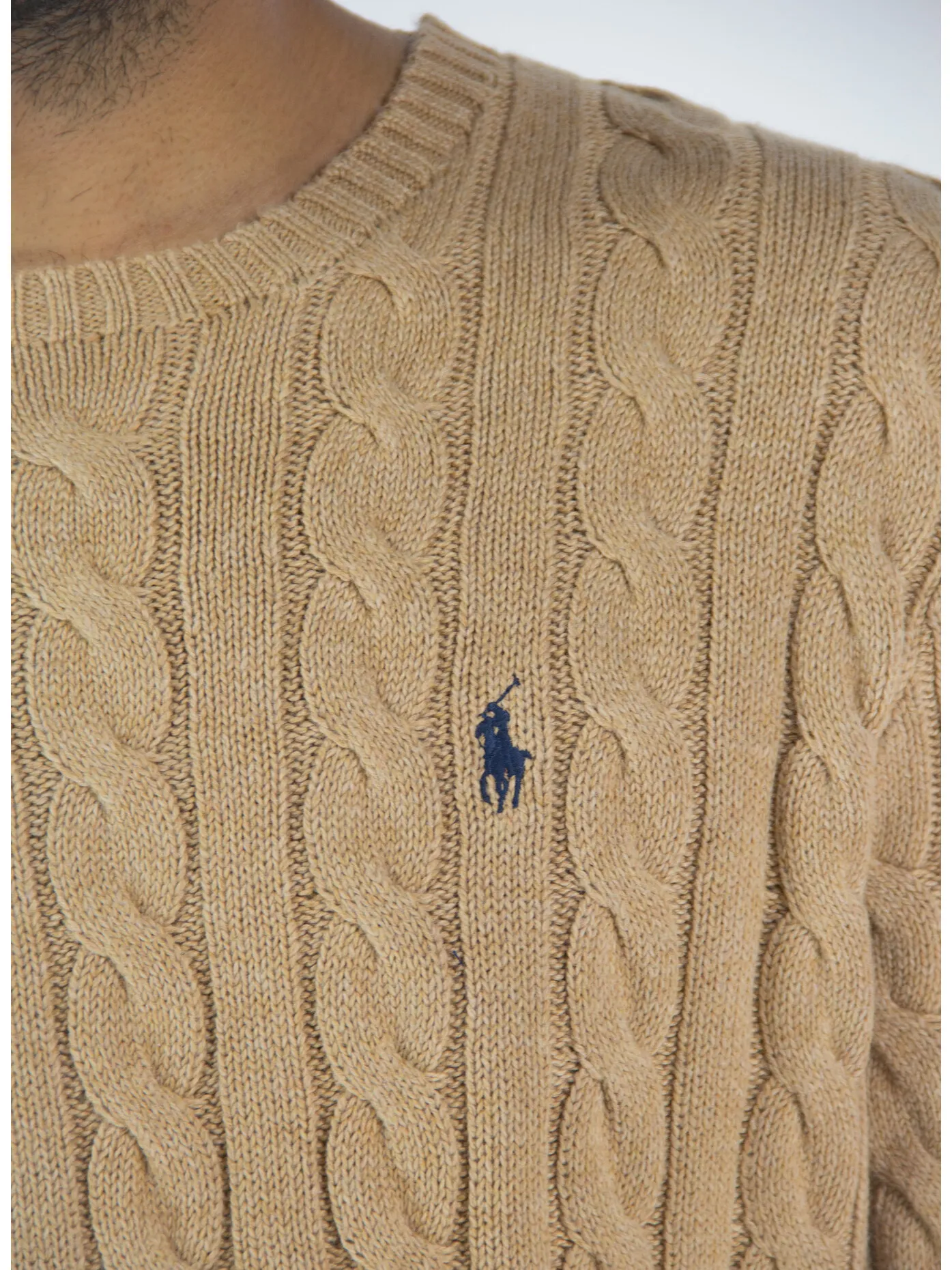     -POLO RALPH LAUREN    -MAGLIONE A TRECCIA-