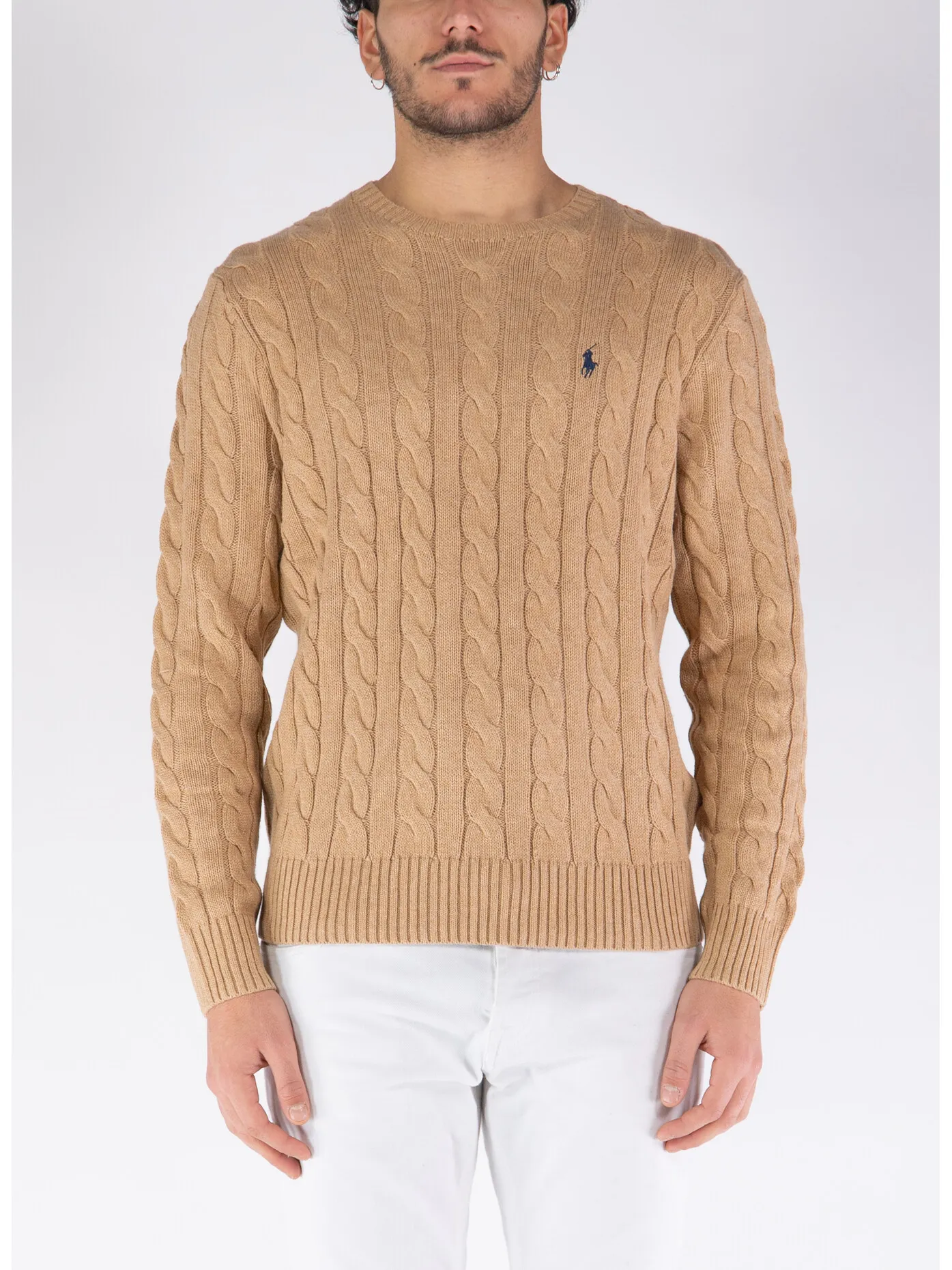     -POLO RALPH LAUREN    -MAGLIONE A TRECCIA-
