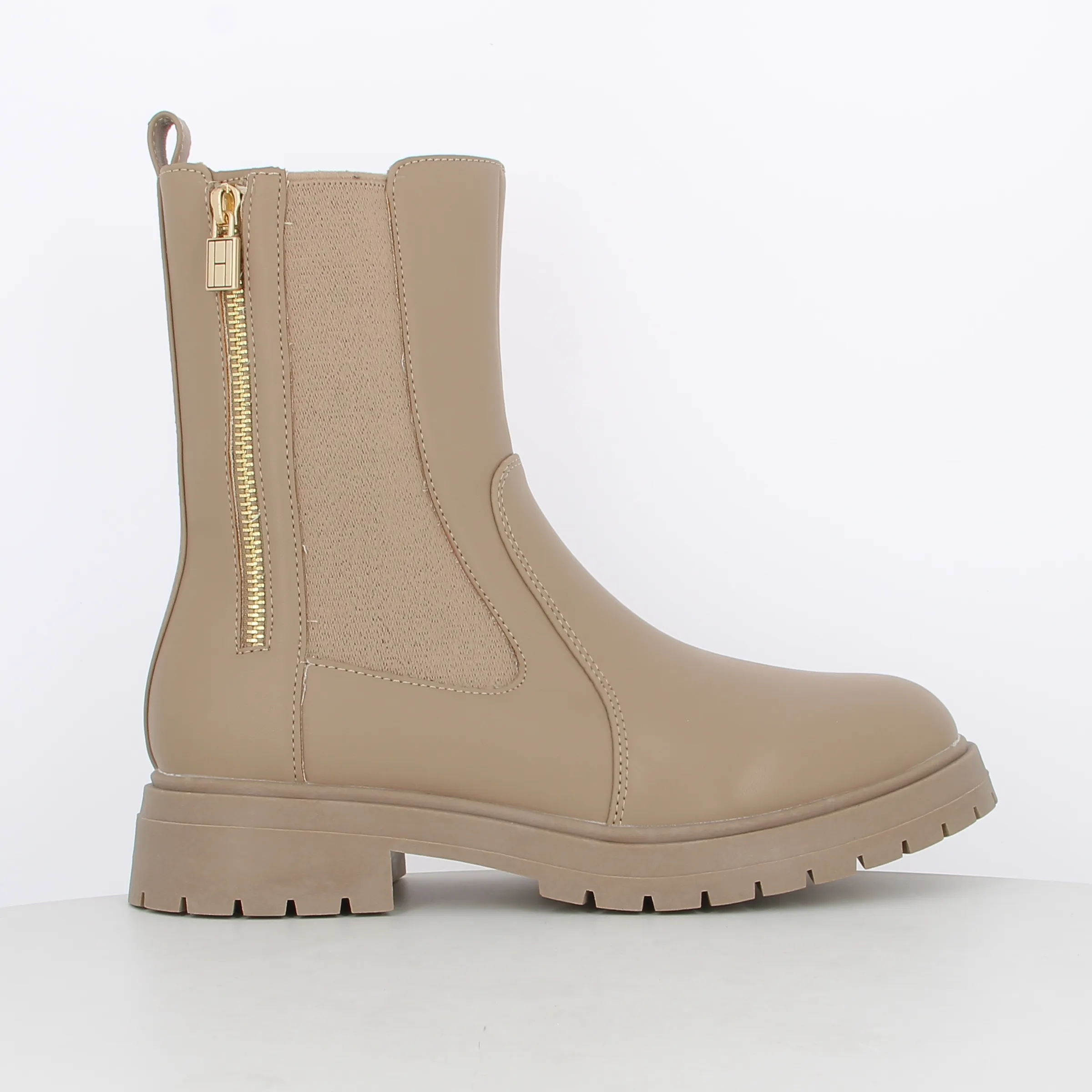 -----Tommy Hilfiger -----Stivaletti da donna con elastico e dettaglio zip ----