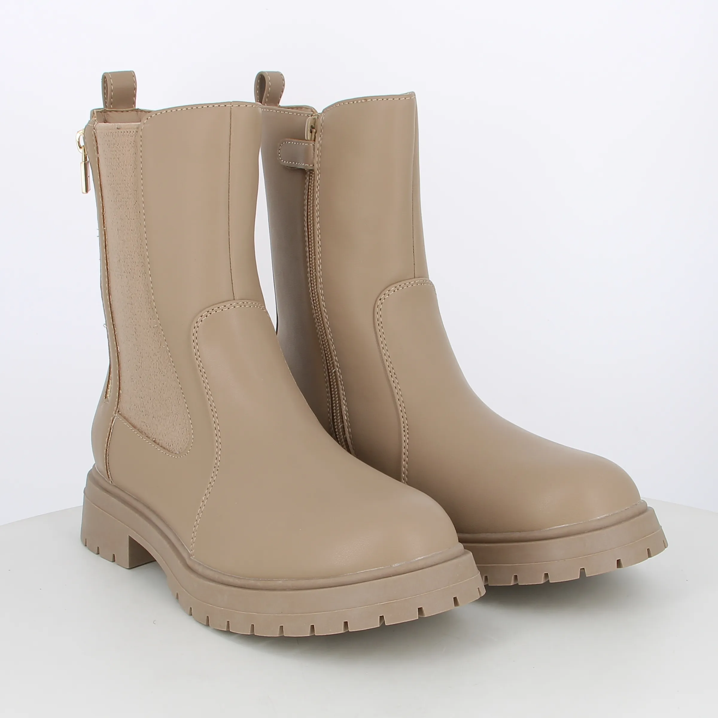 -----Tommy Hilfiger -----Stivaletti da donna con elastico e dettaglio zip ----