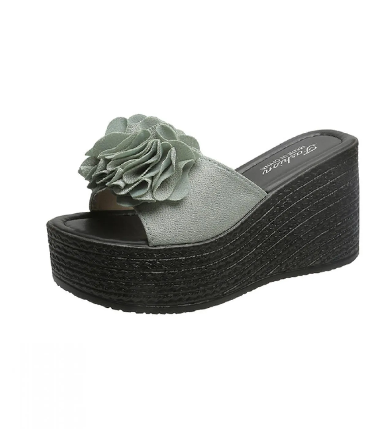 2022 Nuove donne Sandali Sandali con plateau Scarpe Sandali estivi da donna Pantofola con fiocco Scarpe da spiaggia allaperto p