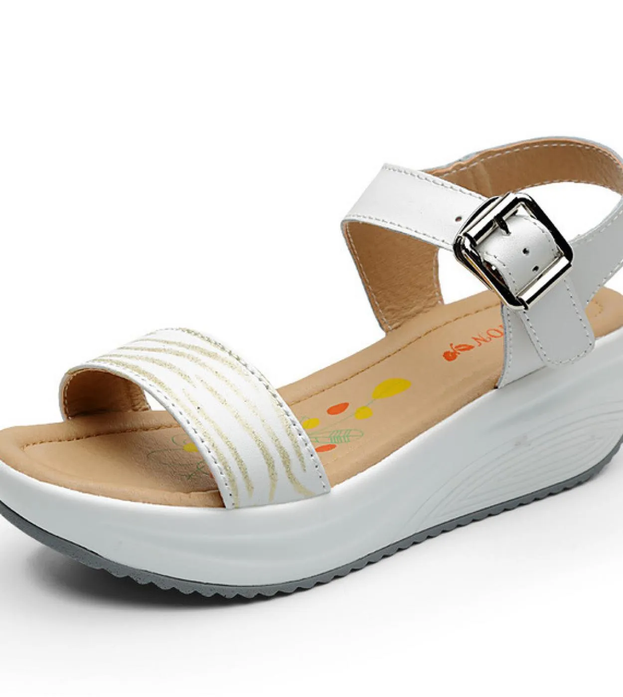 2022 Scarpe comode da donna estive Sandali con zeppa con plateau Tacchi alti Summer Cool Beach Aumento dellaltezza Punta aperta