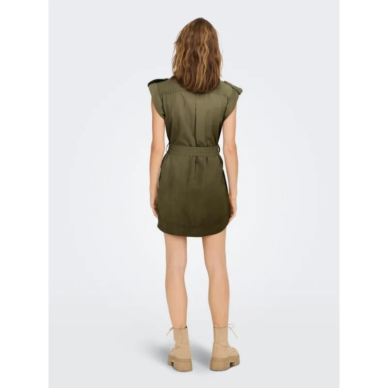 ABITO CORTO CON CINTURA CARGO DA DONNA ONLY