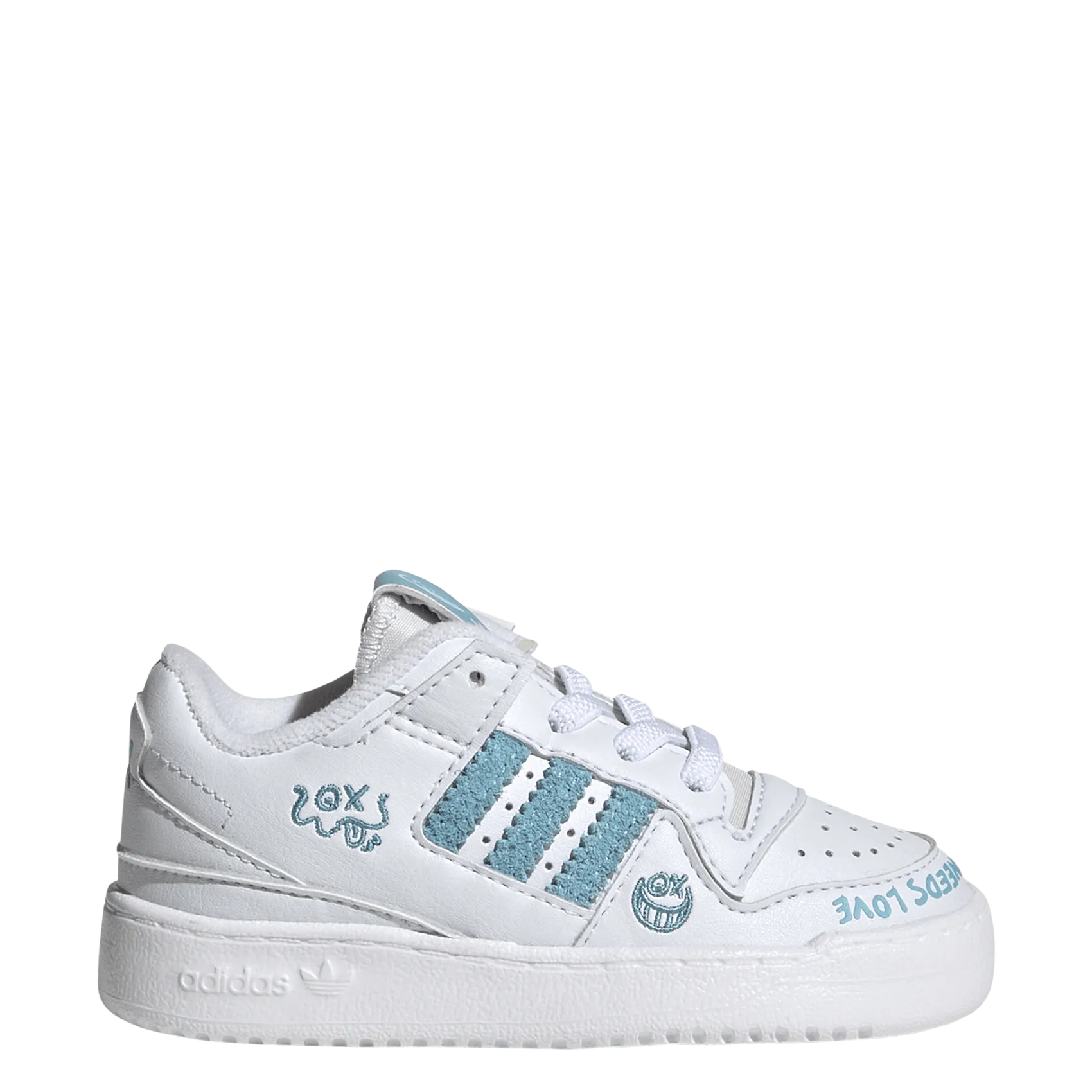  ADIDAS   FORUM LOW EL I - Sneakers basse in pelle | Bianco