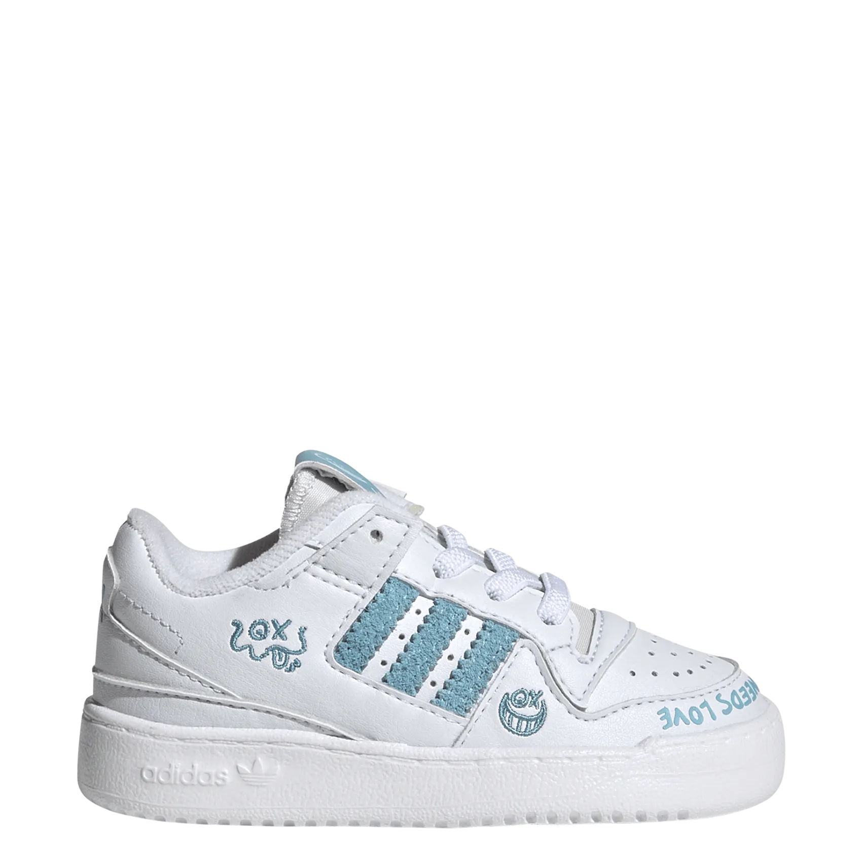  ADIDAS   FORUM LOW EL I - Sneakers basse in pelle | Bianco