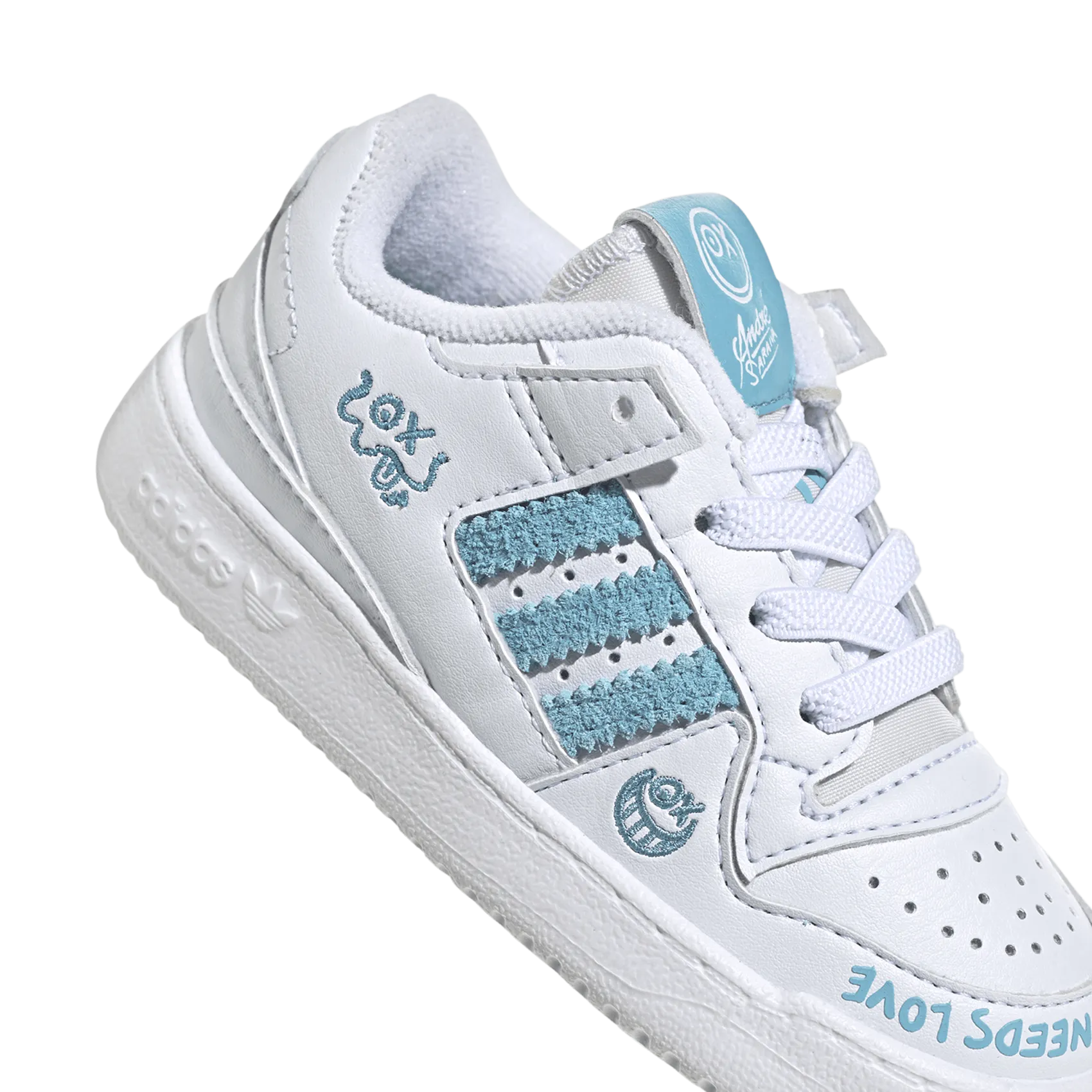  ADIDAS   FORUM LOW EL I - Sneakers basse in pelle | Bianco