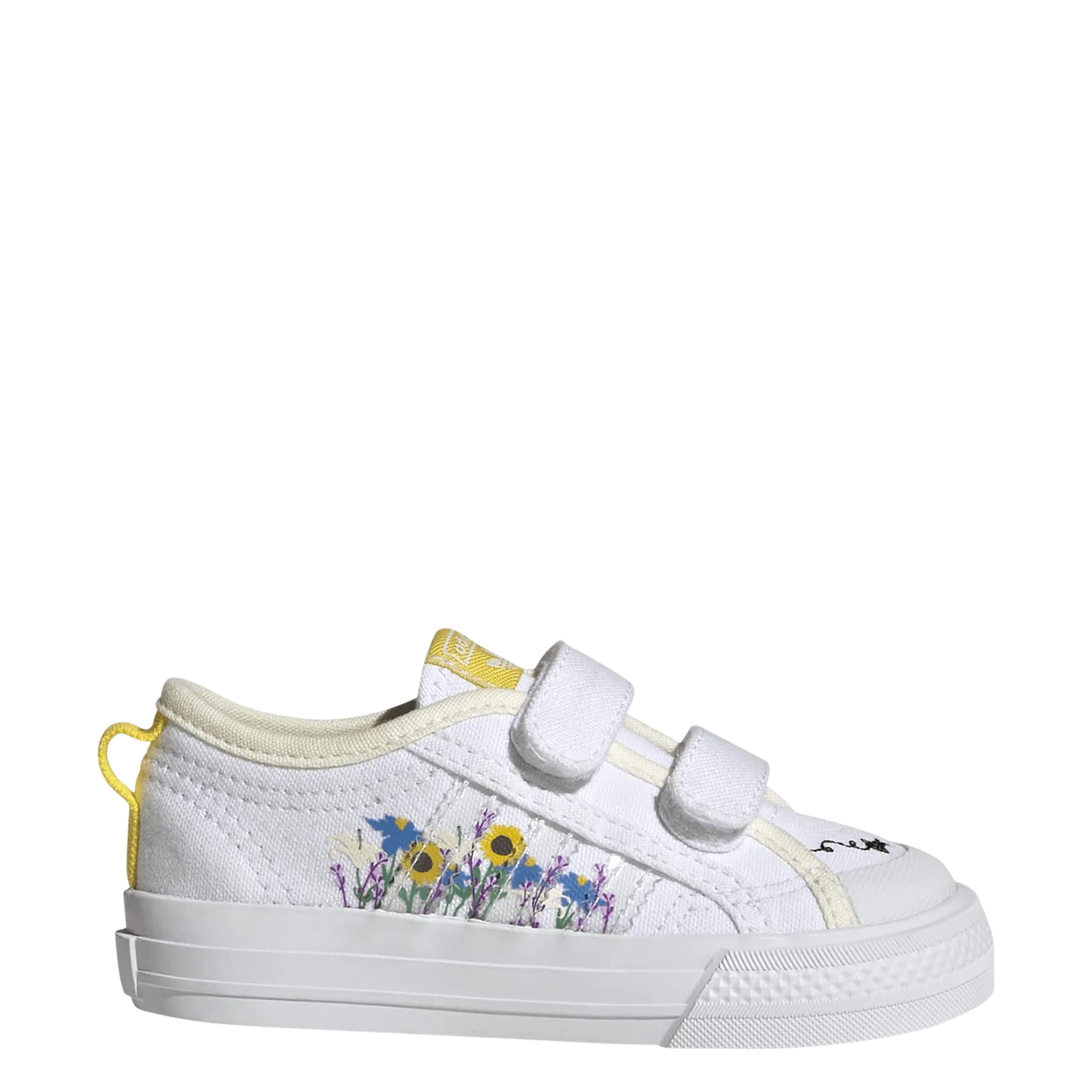  ADIDAS   NIZZA CF I - Sneakers basse in cotone | Bianco