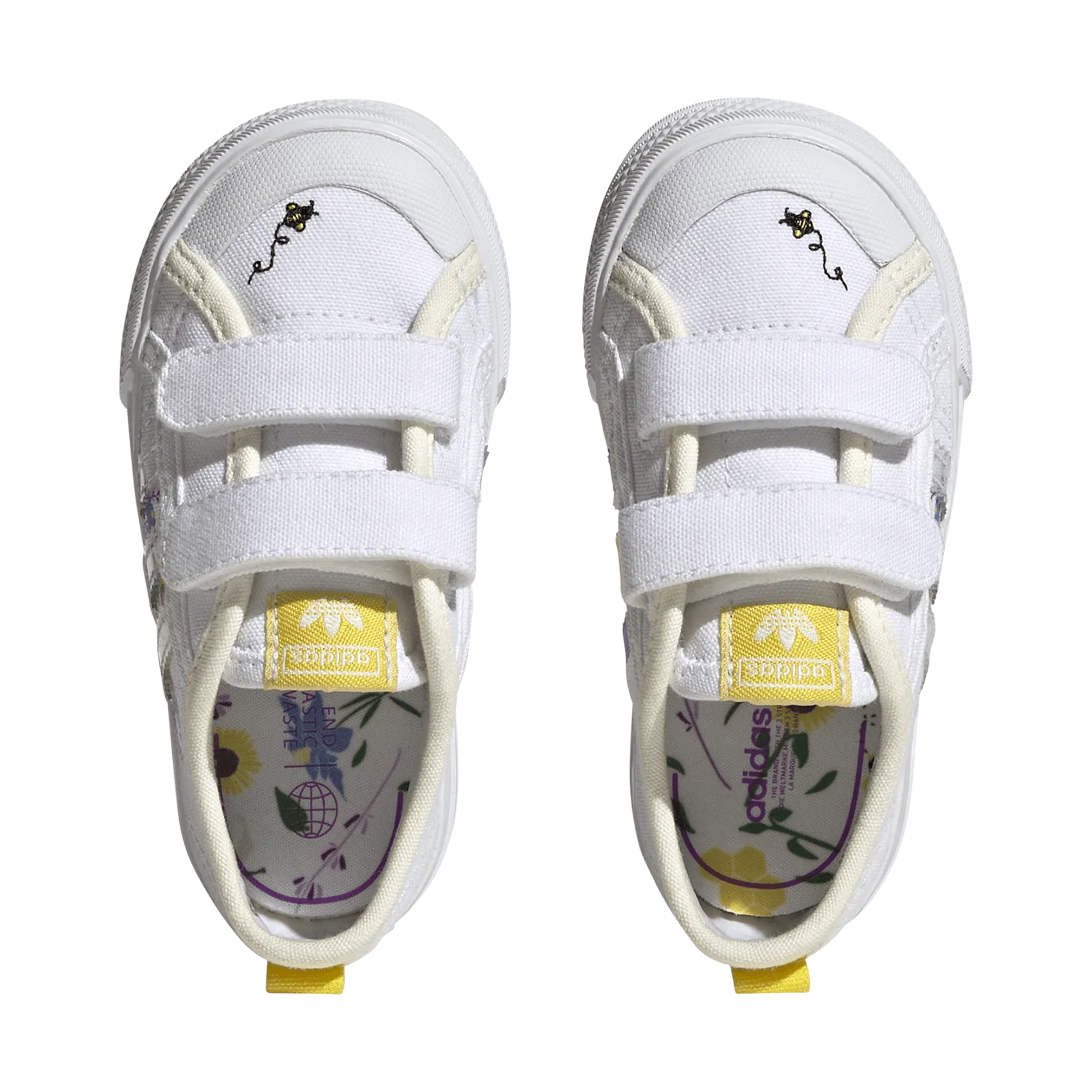  ADIDAS   NIZZA CF I - Sneakers basse in cotone | Bianco