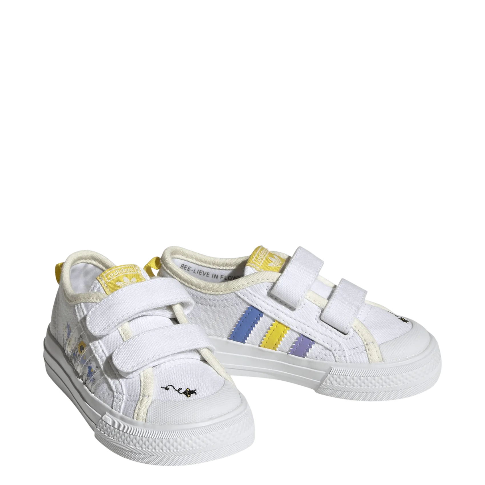  ADIDAS   NIZZA CF I - Sneakers basse in cotone | Bianco