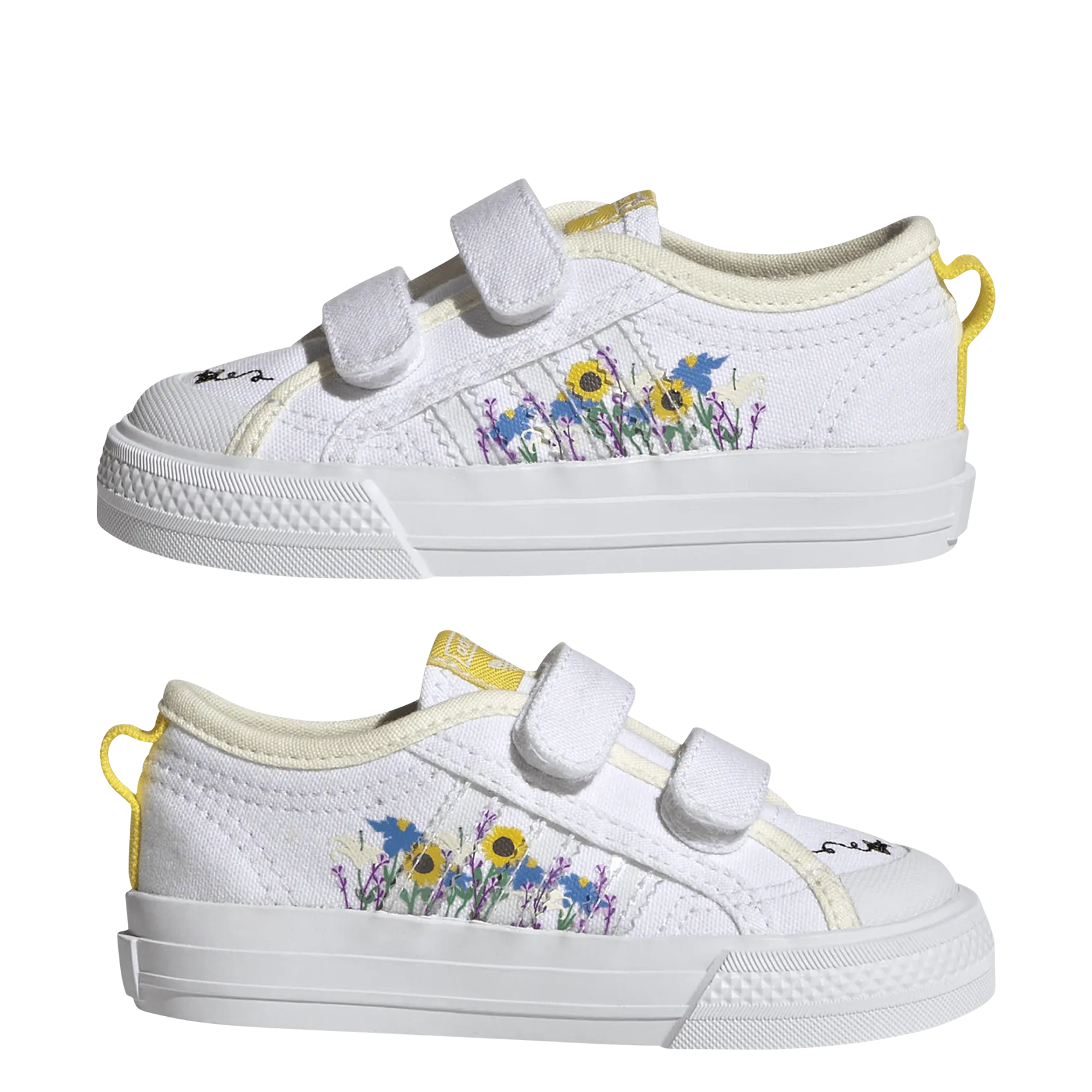  ADIDAS   NIZZA CF I - Sneakers basse in cotone | Bianco