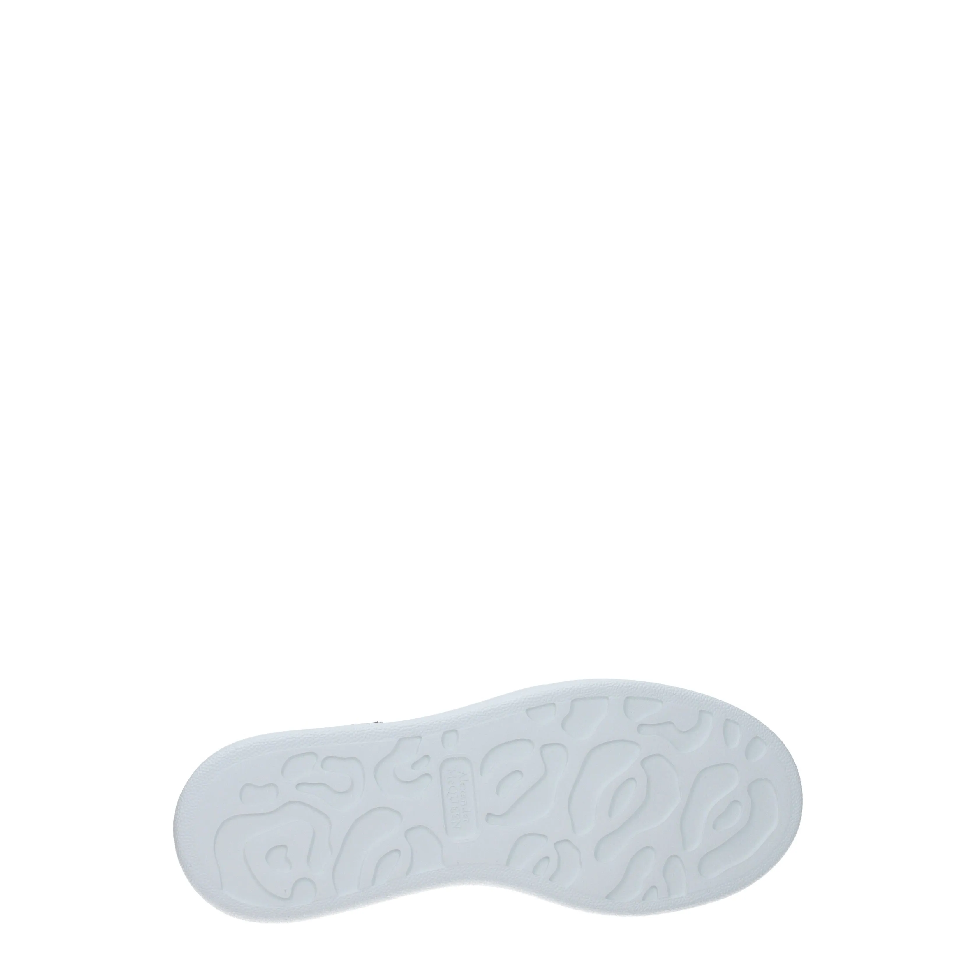 Alexander McQueen Sneakers Oversized Donna Pelle Bianco/Oro