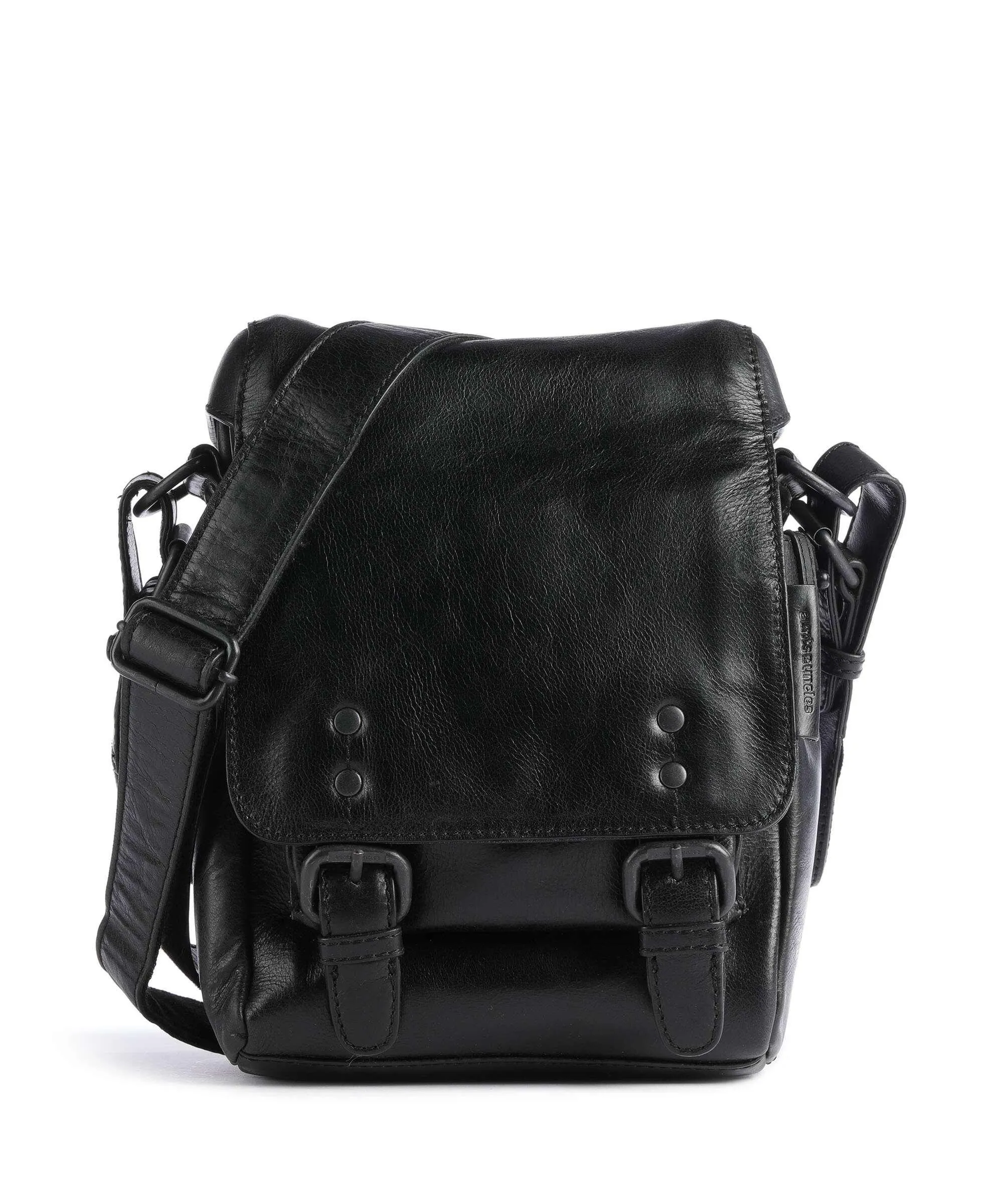 Aunts & Uncles The Workmates Boss Borsa a tracolla pelle di bufalo nero  