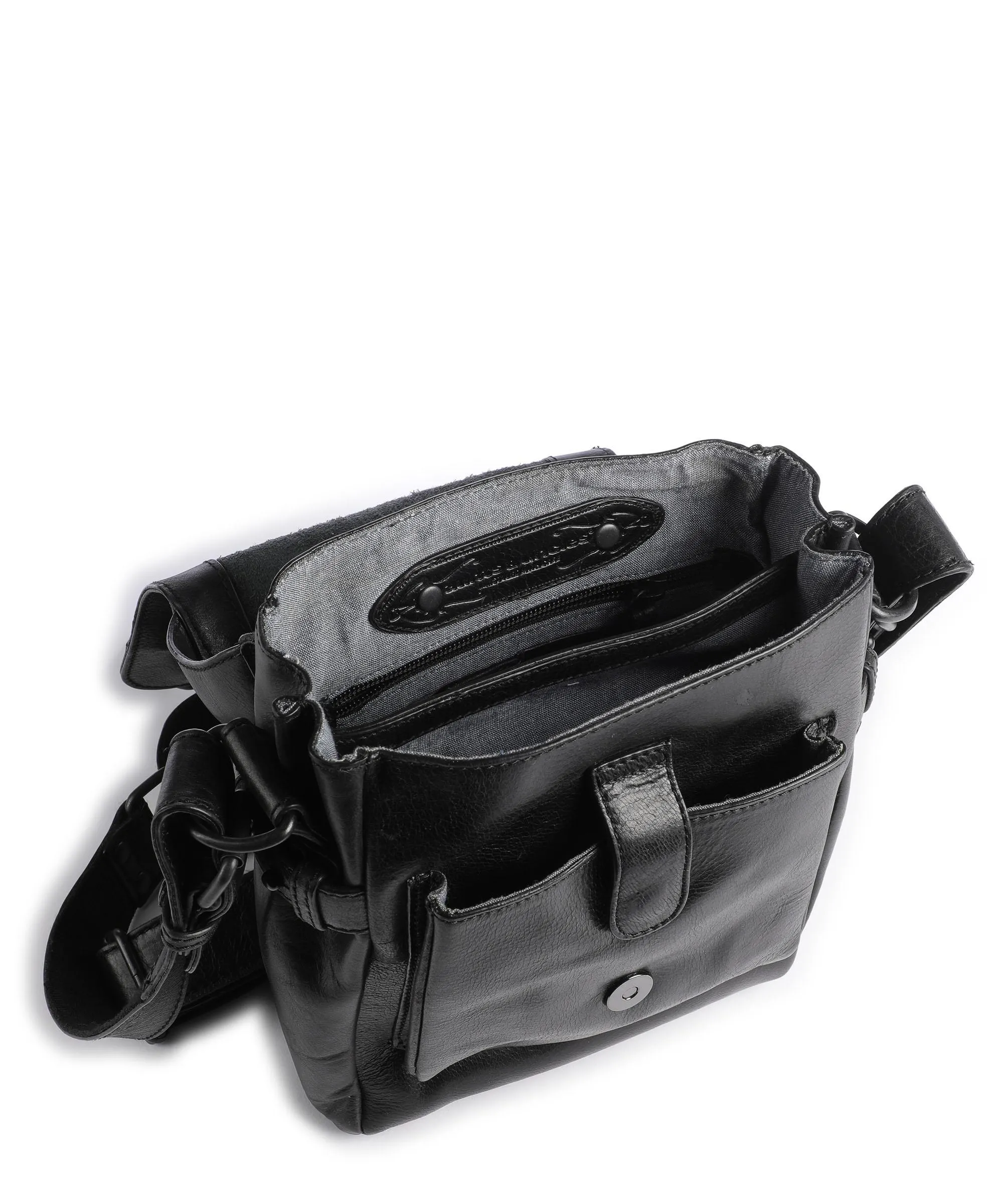  Aunts & Uncles The Workmates Boss Borsa a tracolla pelle di bufalo nero  