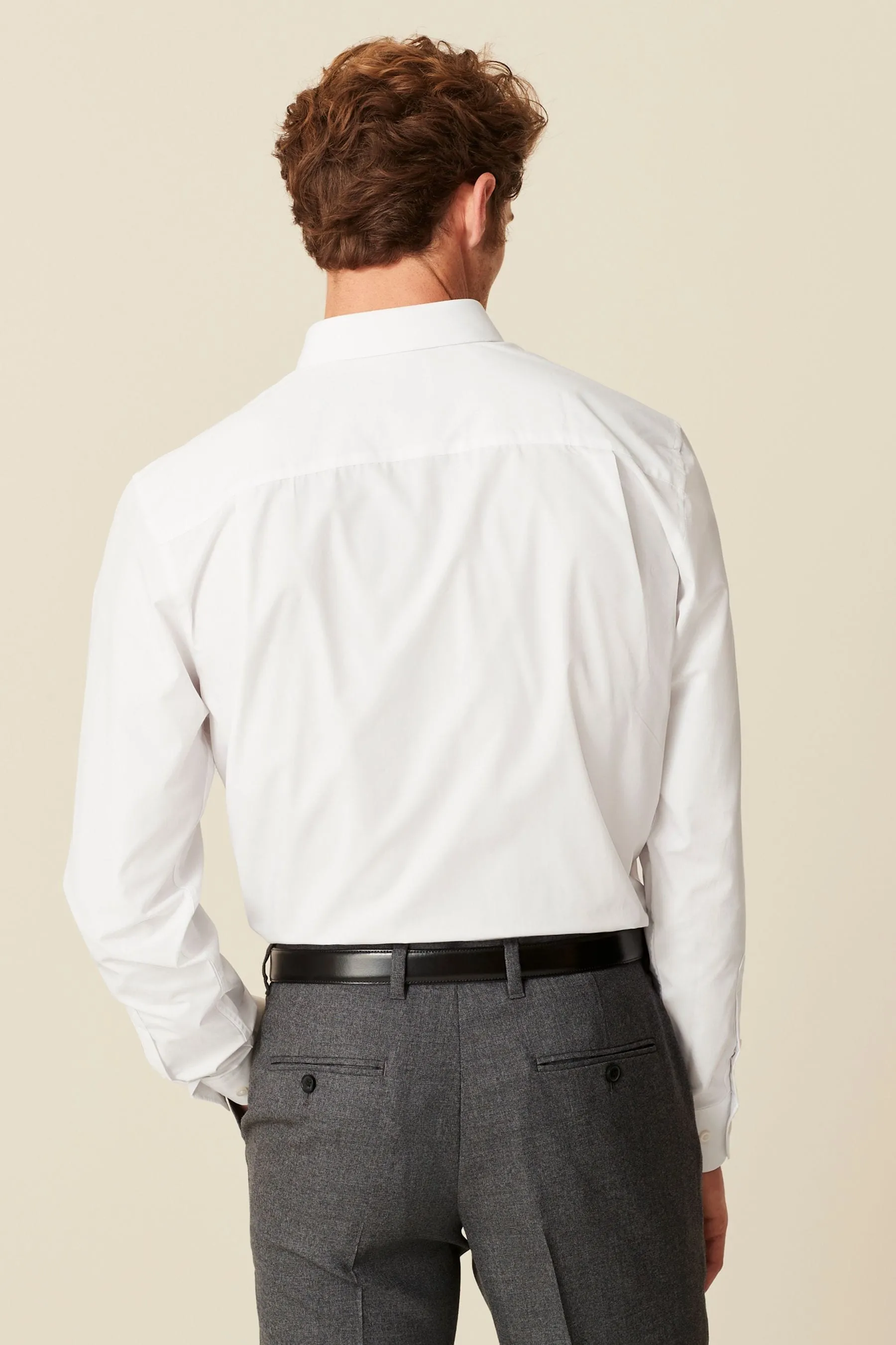 Bianco  - Camicie easy care a polsino singolo 2 Confezione
