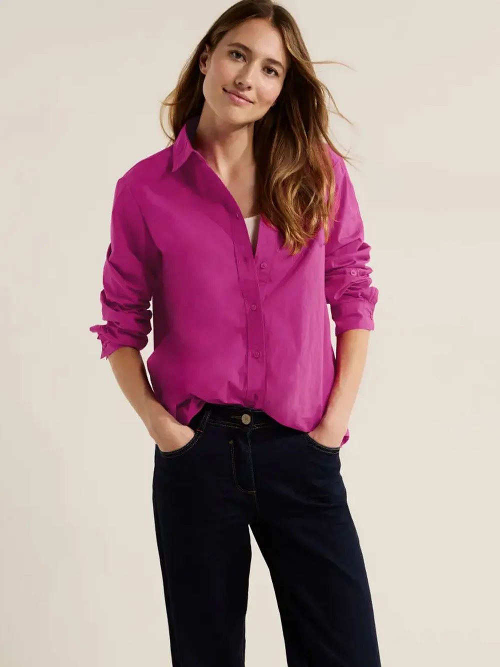 Blusa Donna in cotone Rosa