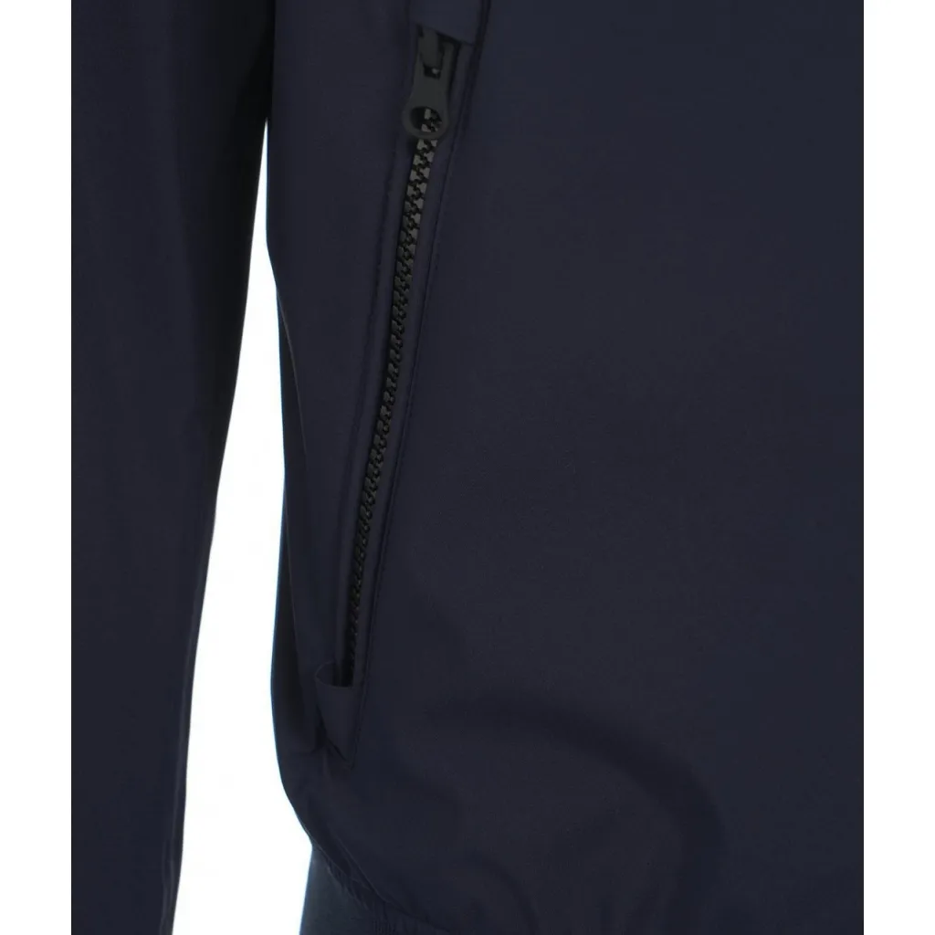 Bomber con logopatch blu
