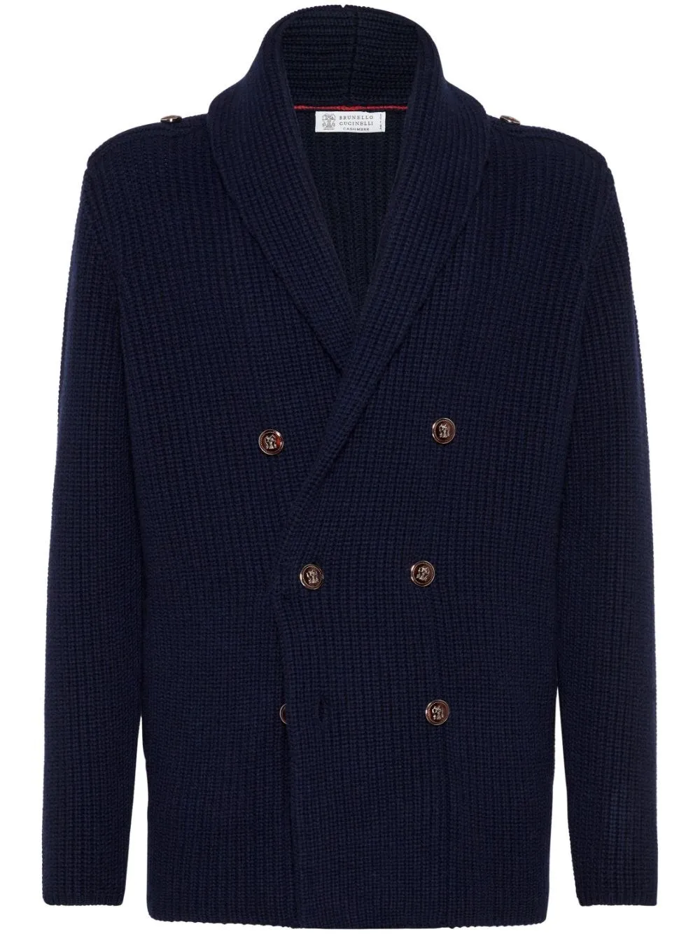 Brunello Cucinelli-Cardigan doppiopetto