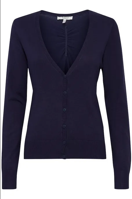 b.young Knitted Cardigan Pimba 20811102 193920 peacoat