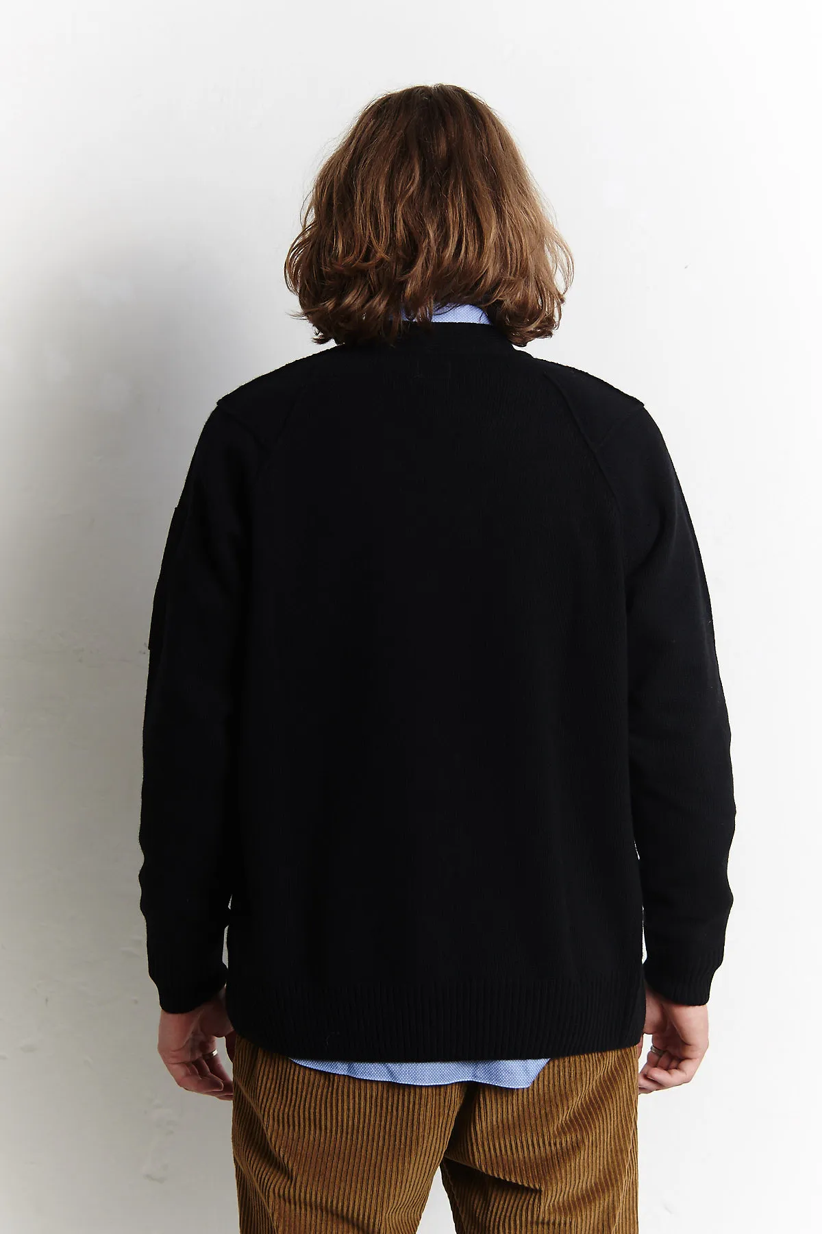 C. P. COMPANY  Cardigan con scollo a V e cuciture a vista