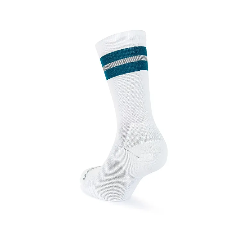 Calze Rockies Bianche/Verde Petrolio