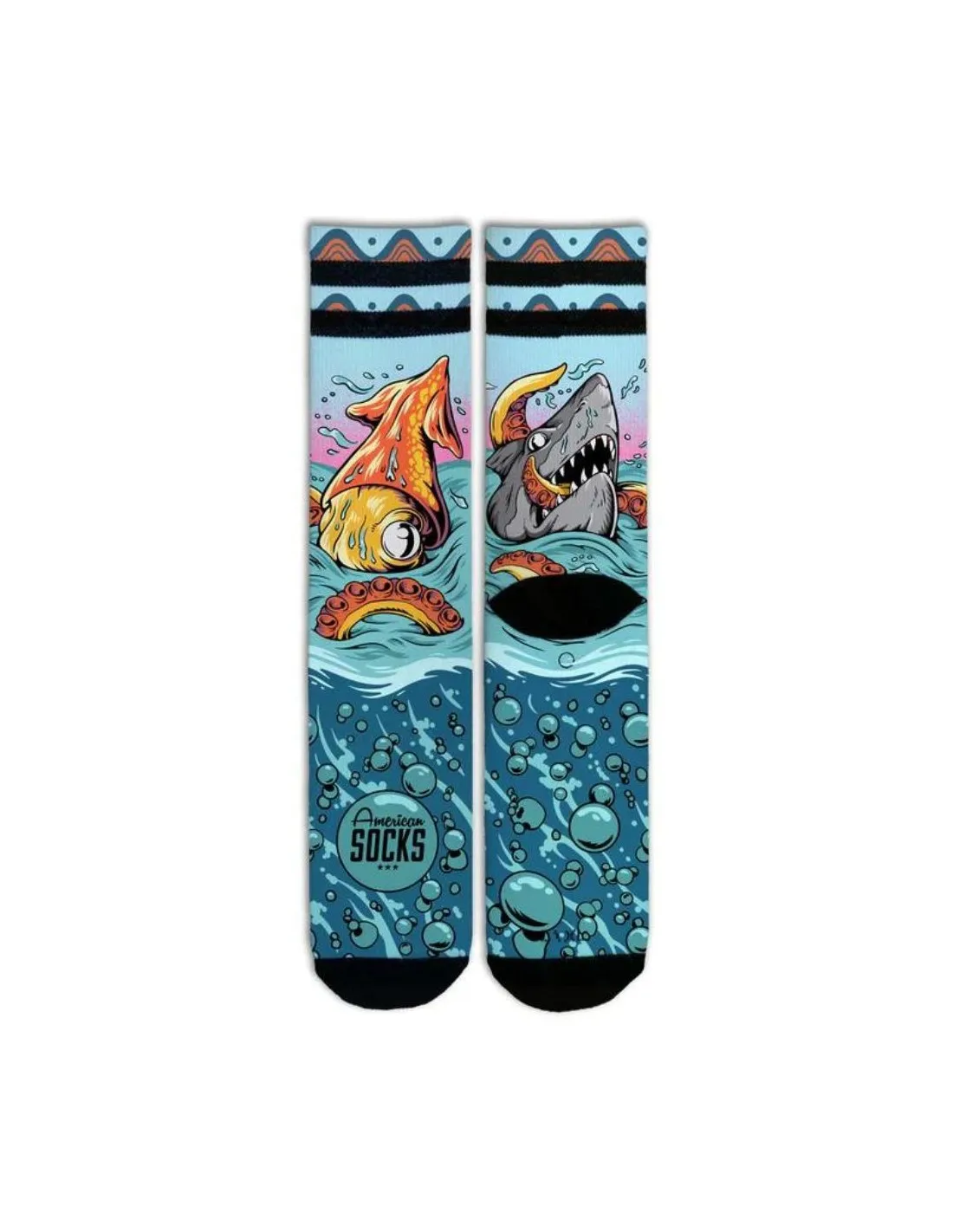 Calzini americani Mid High Sea Monsters