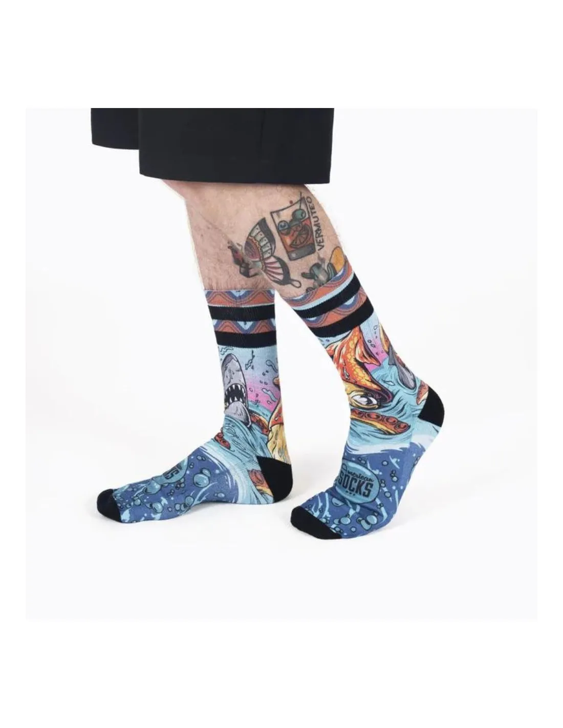 Calzini americani Mid High Sea Monsters