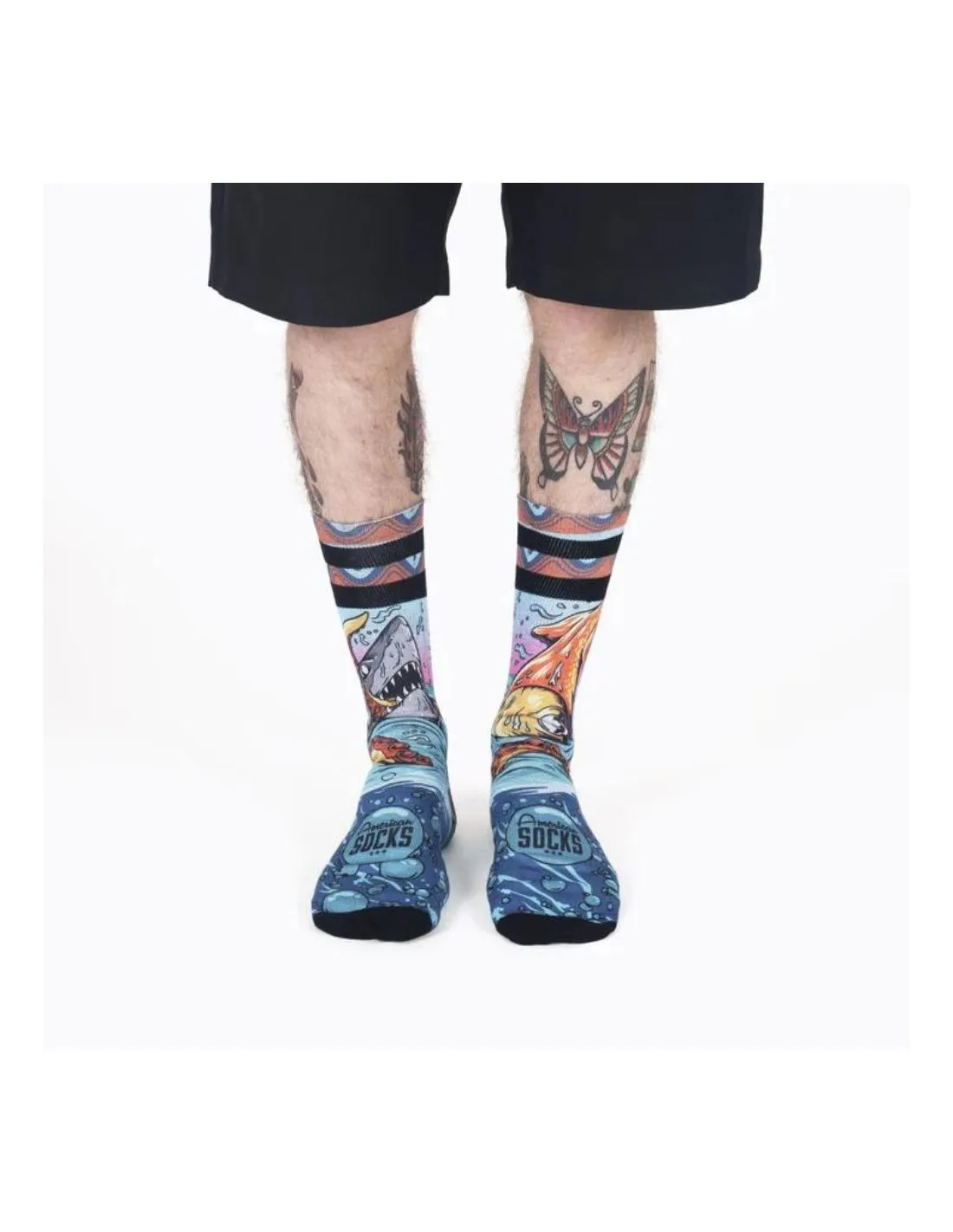 Calzini americani Mid High Sea Monsters