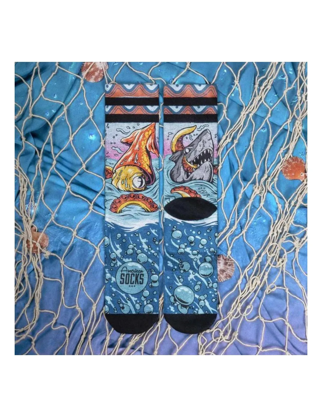 Calzini americani Mid High Sea Monsters