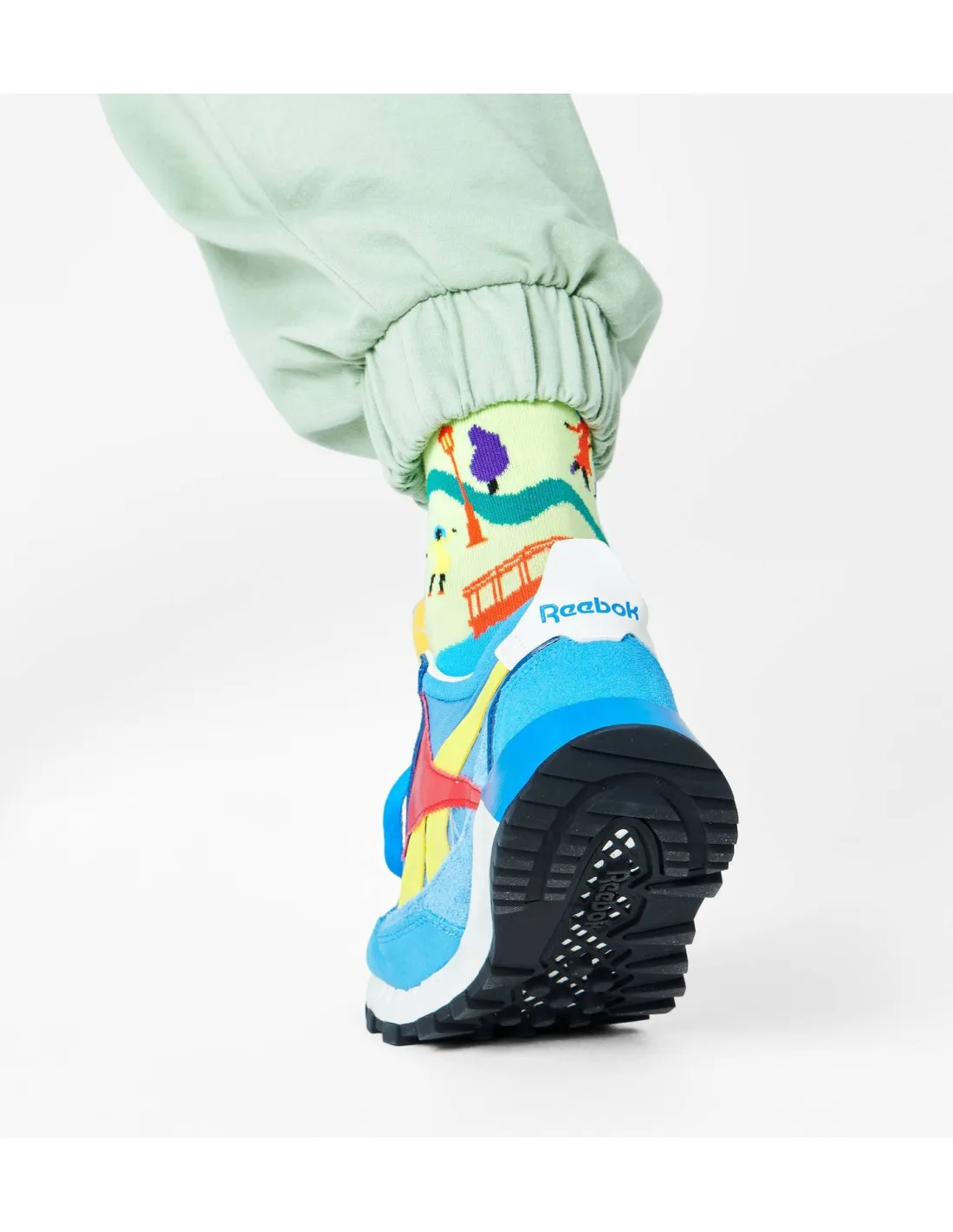 Calzini azzurri uomo Walk In The Park Happy Sock's