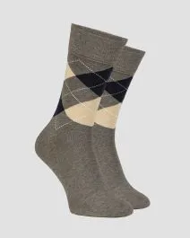Calzini da uomo con Argyle Burlington King