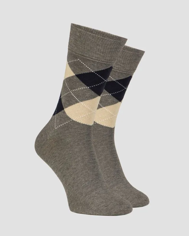 Calzini da uomo con Argyle Burlington King