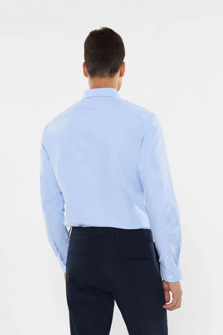 Camicia con colletto abbottonato