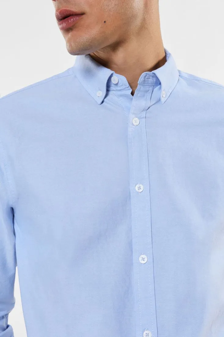 Camicia con colletto abbottonato