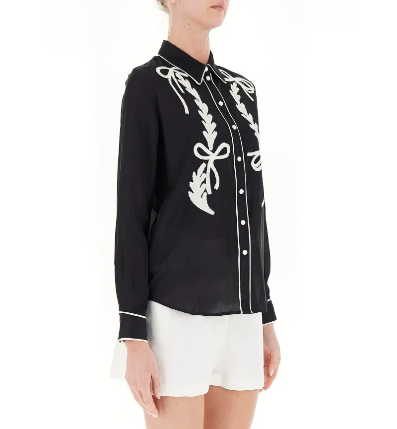 Camicia con ricami
