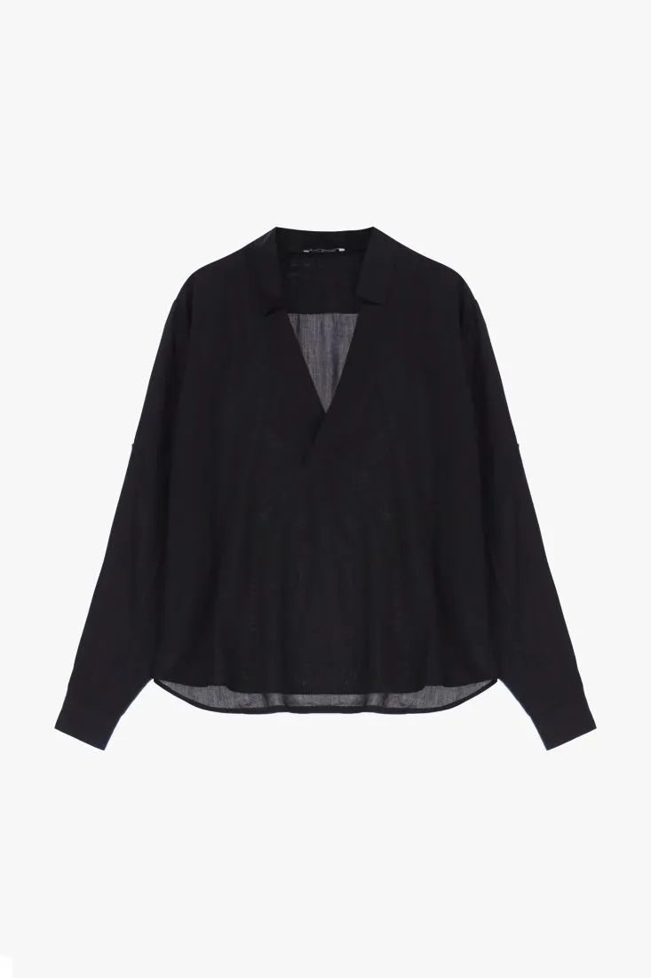 Camicia con scollo a V