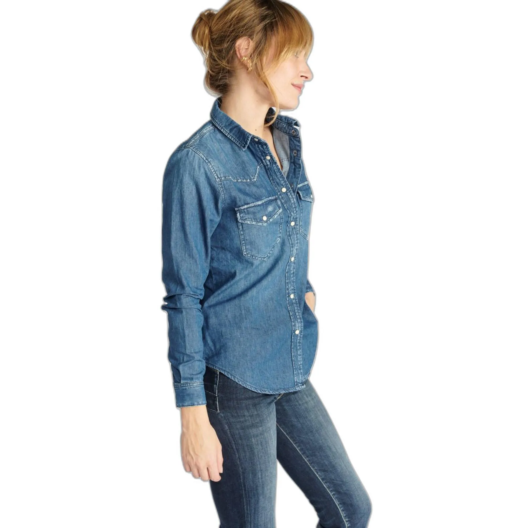 Camicia di jeans da donna Le Temps des cerises Juanita