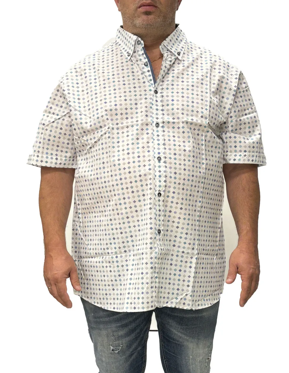 Camicia fantasia bottoncini VARAZZE