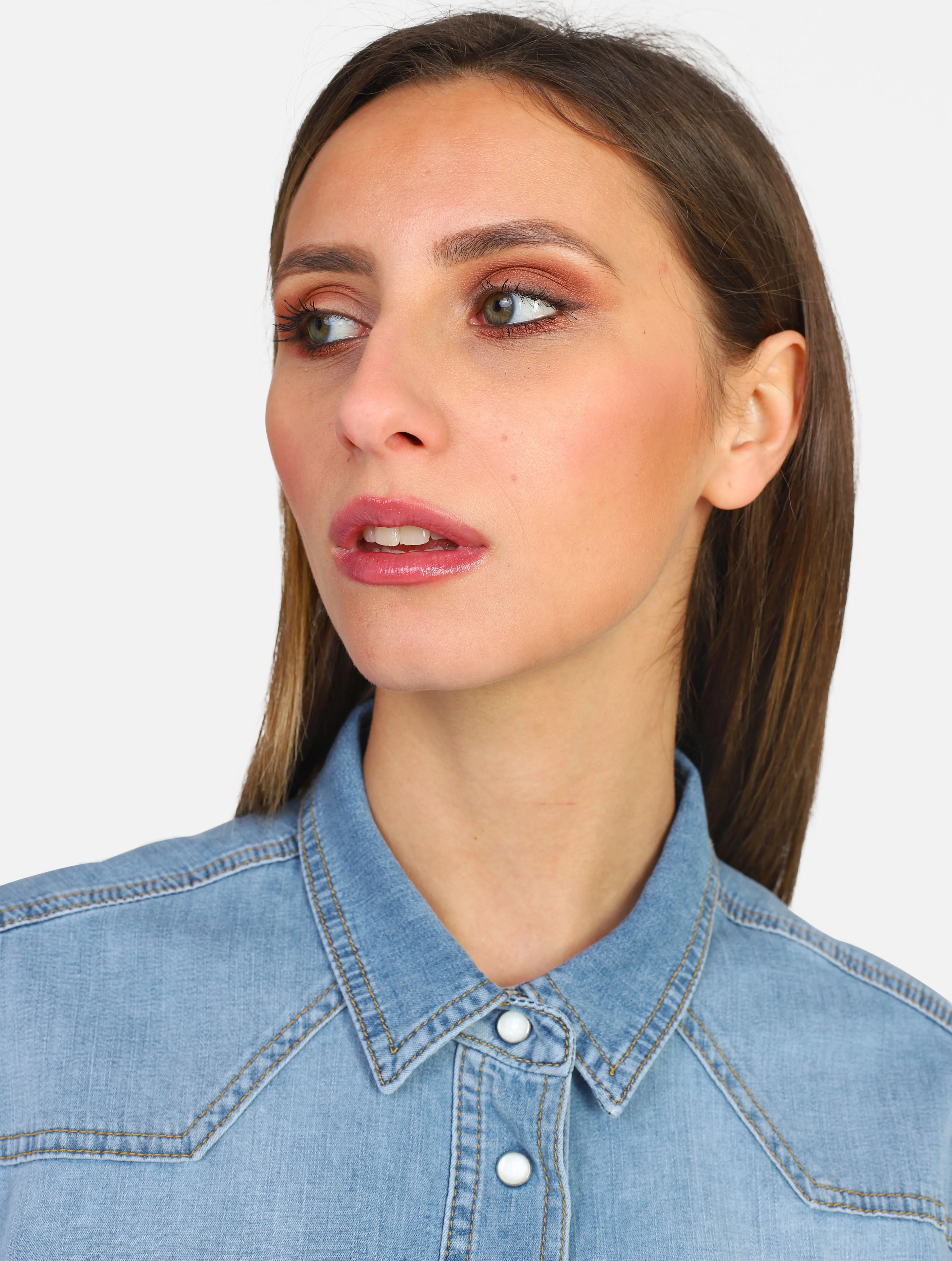 camicia in jeans VICOLO - DE5083DENIM