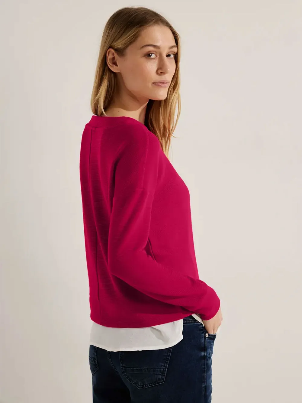 Camicia ottamana Donna 2 in 1 Corallo