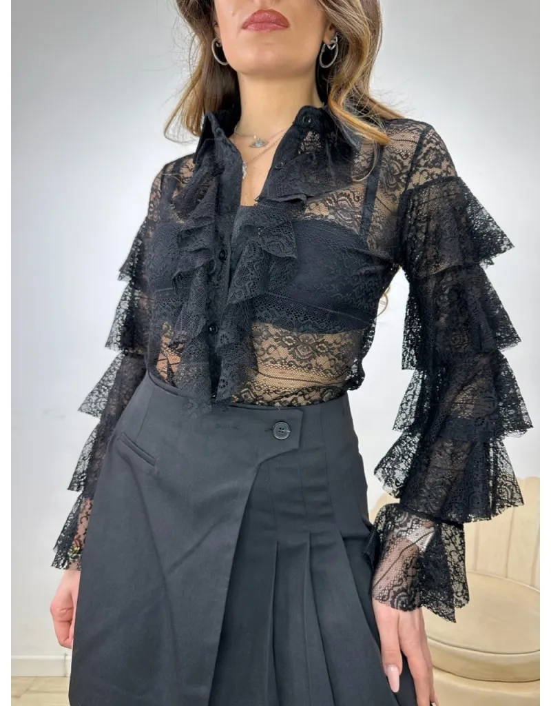 CAMICIA SOLY NERA