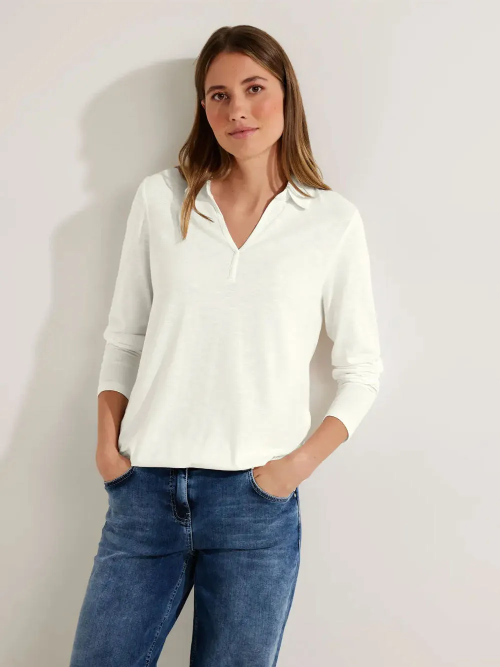 Camicia tunica Donna Bianco