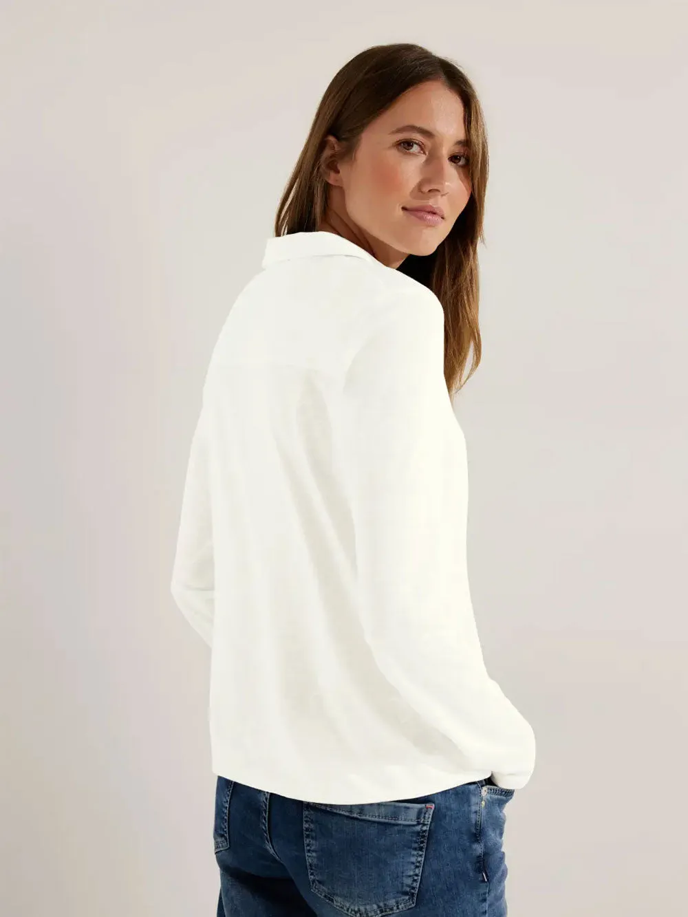 Camicia tunica Donna Bianco