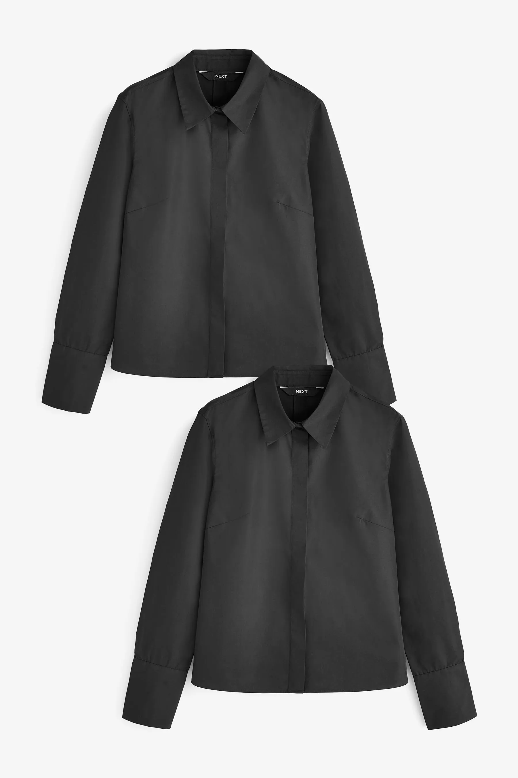 Camicie aderente Con colletto Manica lunga aderente 2 Confezione