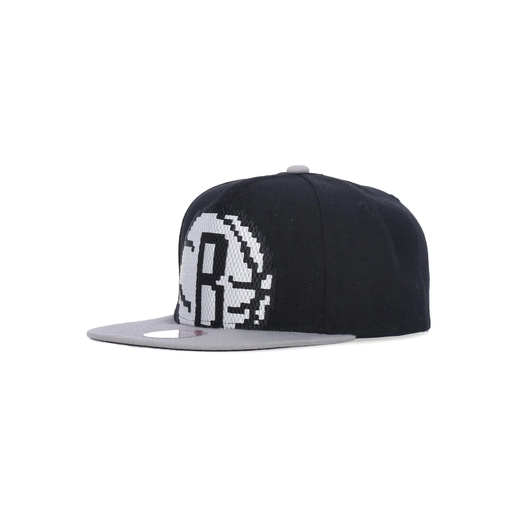 Cappellino Visiera Piatta Uomo Nba 8 Bit Xl Snapback Hardwood Classics Bronet Black