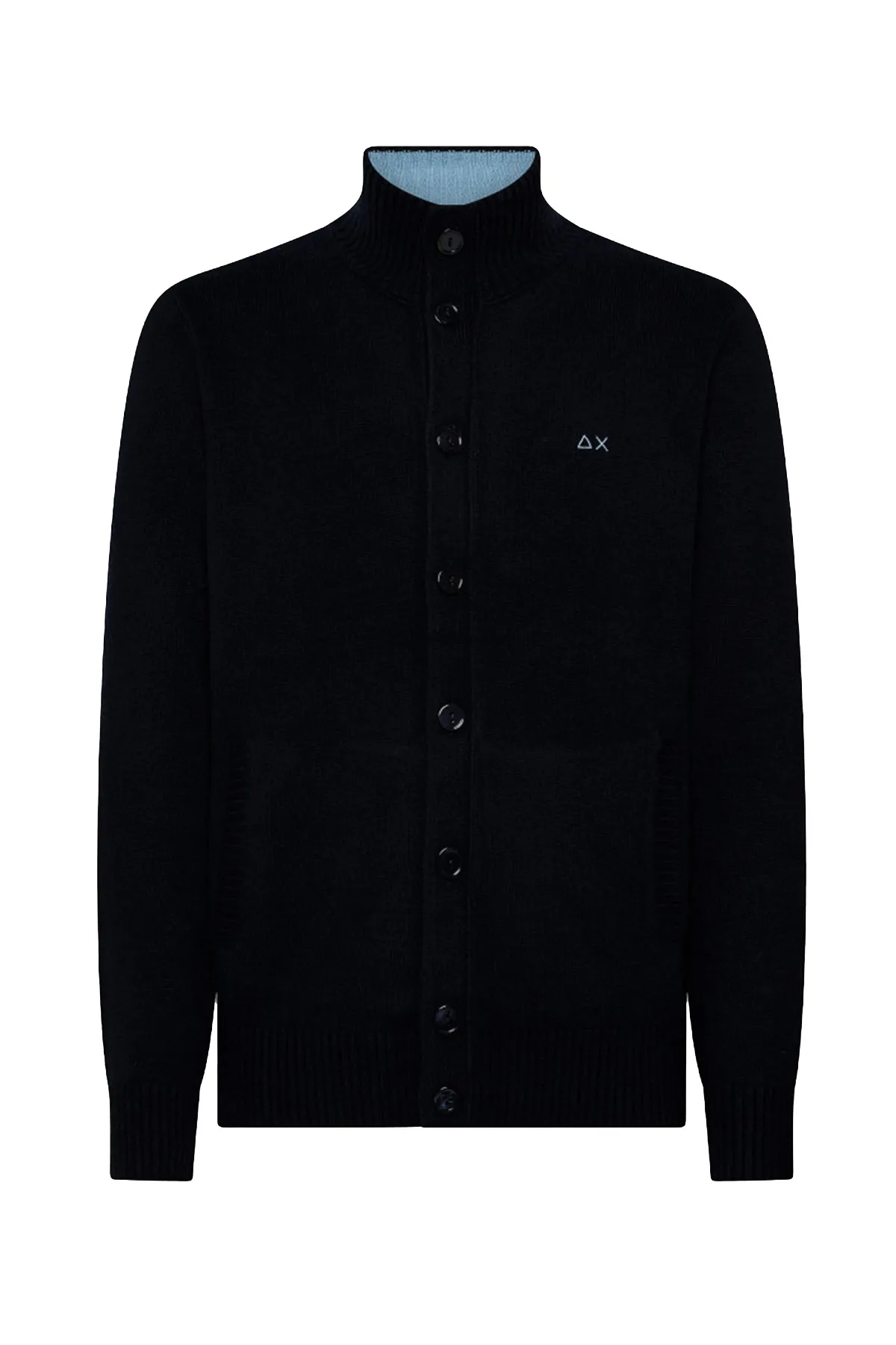 Cardigan Collo Alto SUN68 uomo