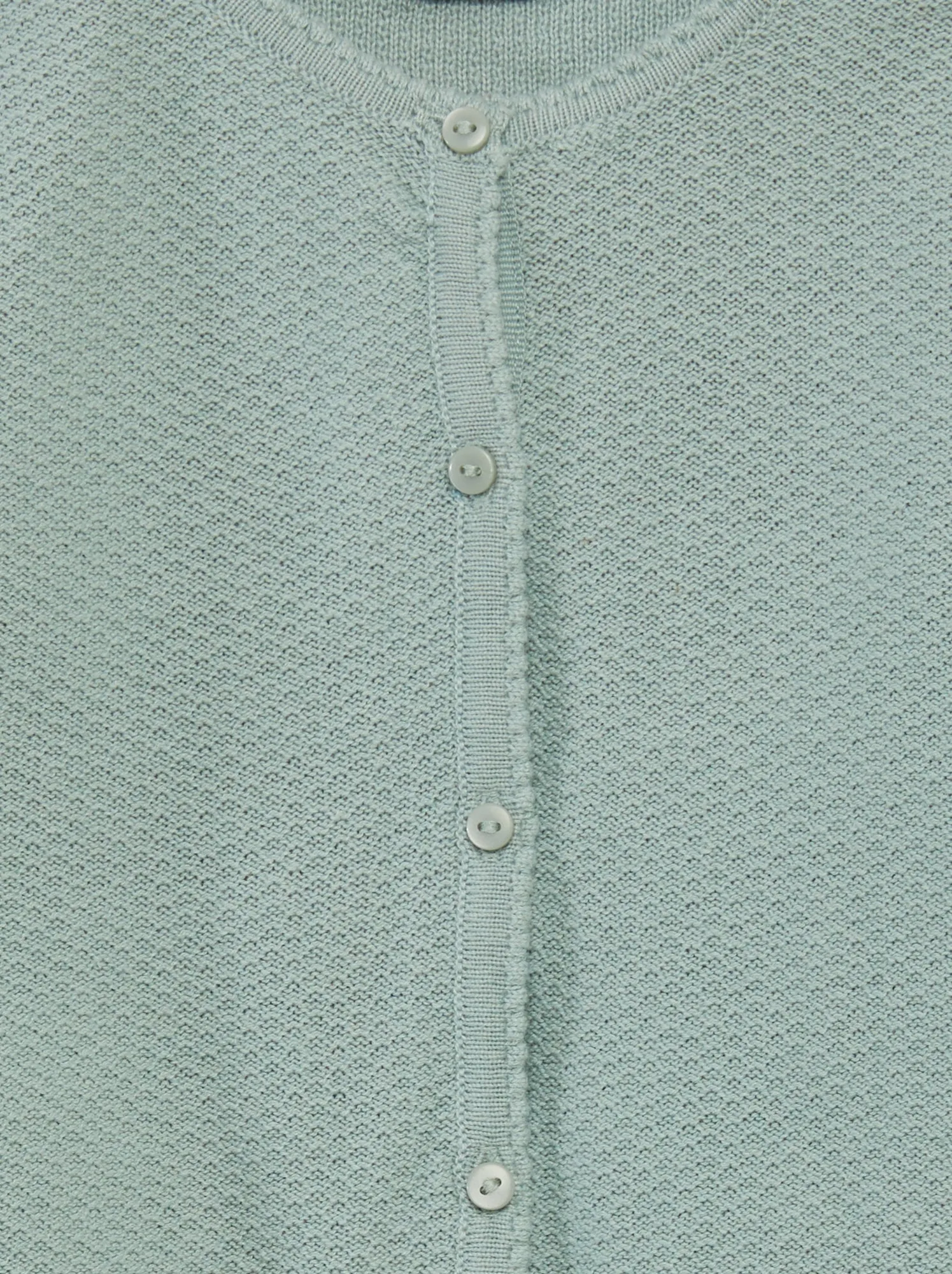 Cardigan in maglia fantasia - VERDE