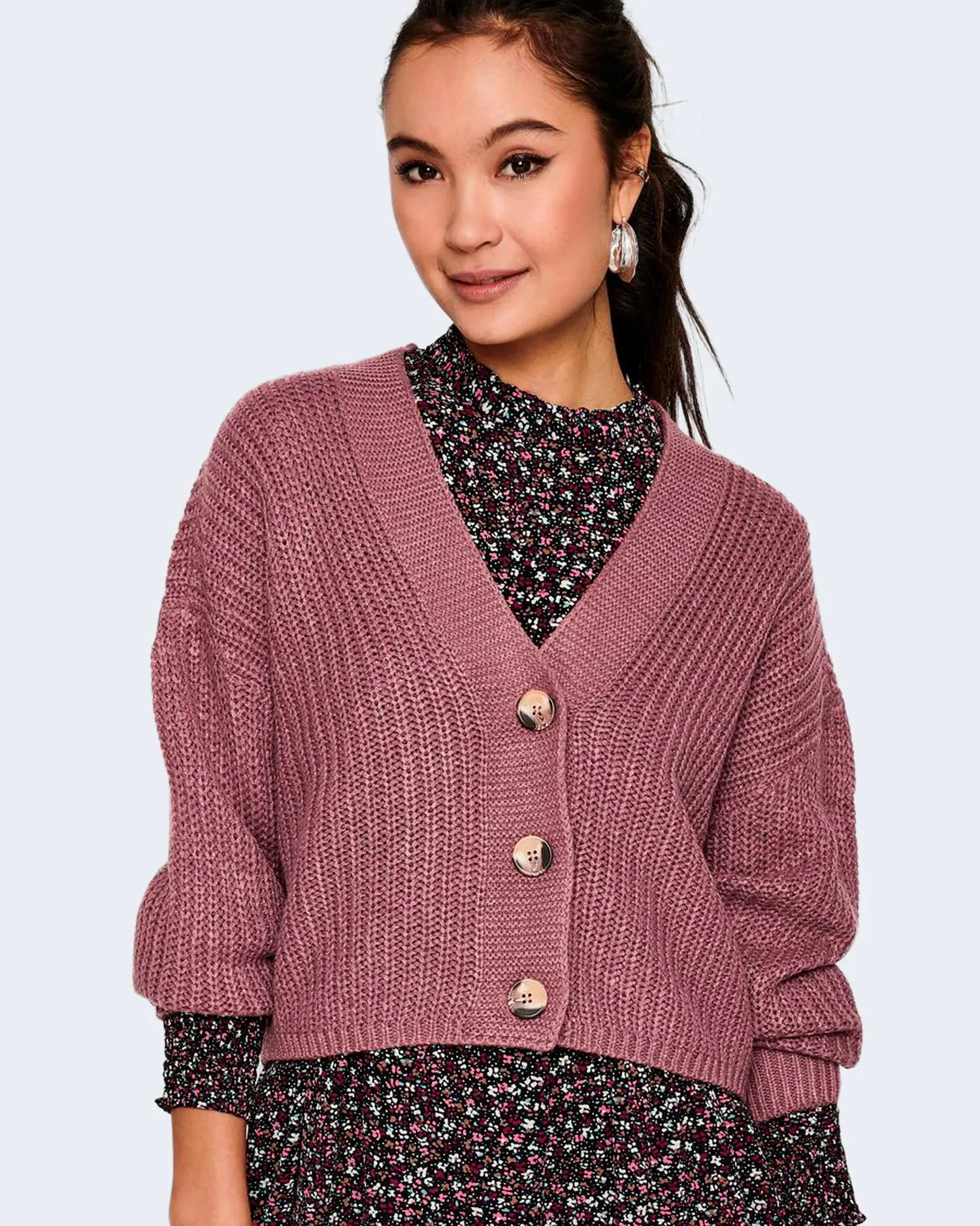 Cardigan Only ONLCAROLSPRING L/S KNT NOOS Mattone