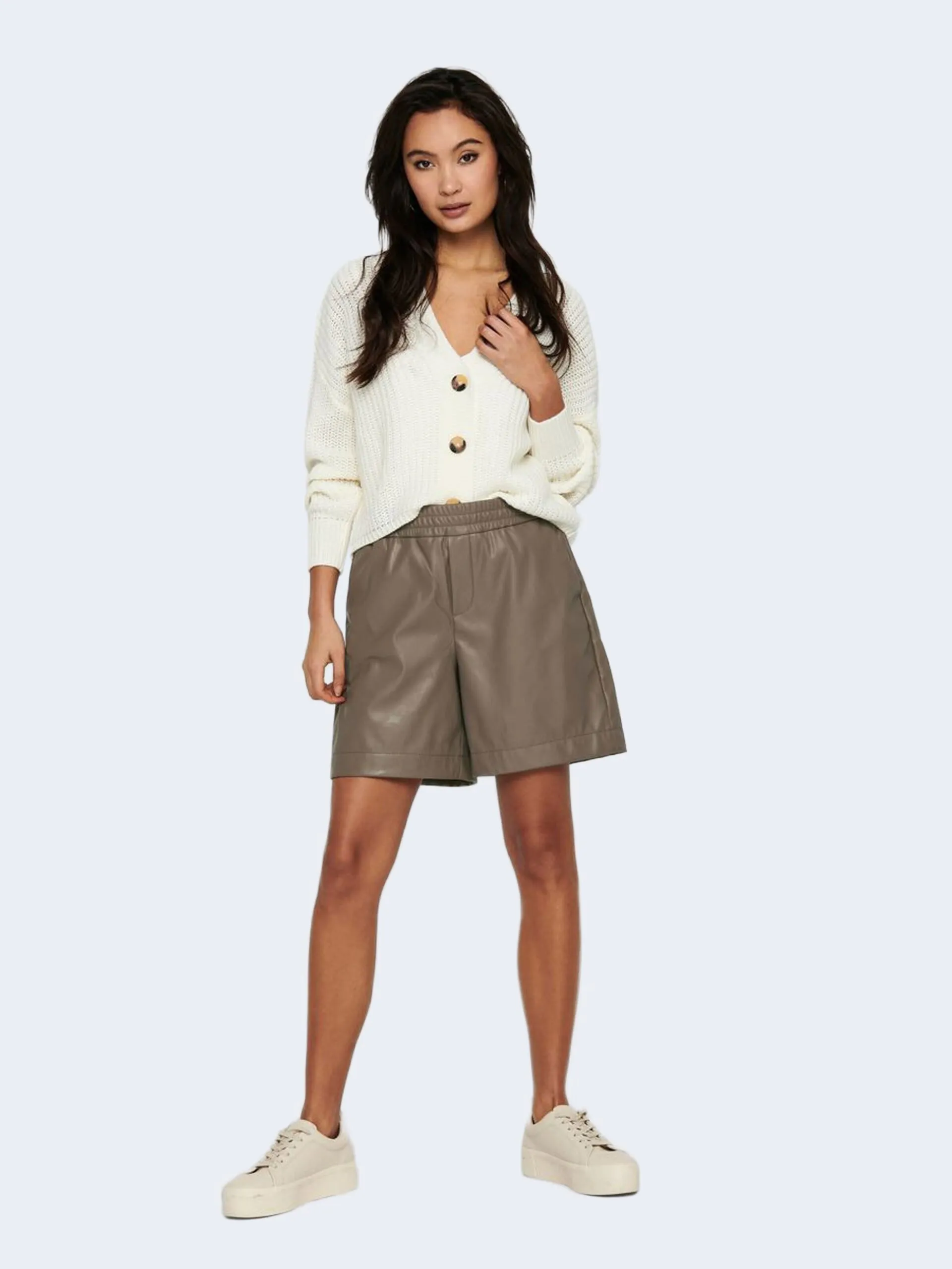 Cardigan Only ONLCAROLSPRING L/S KNT NOOS Panna