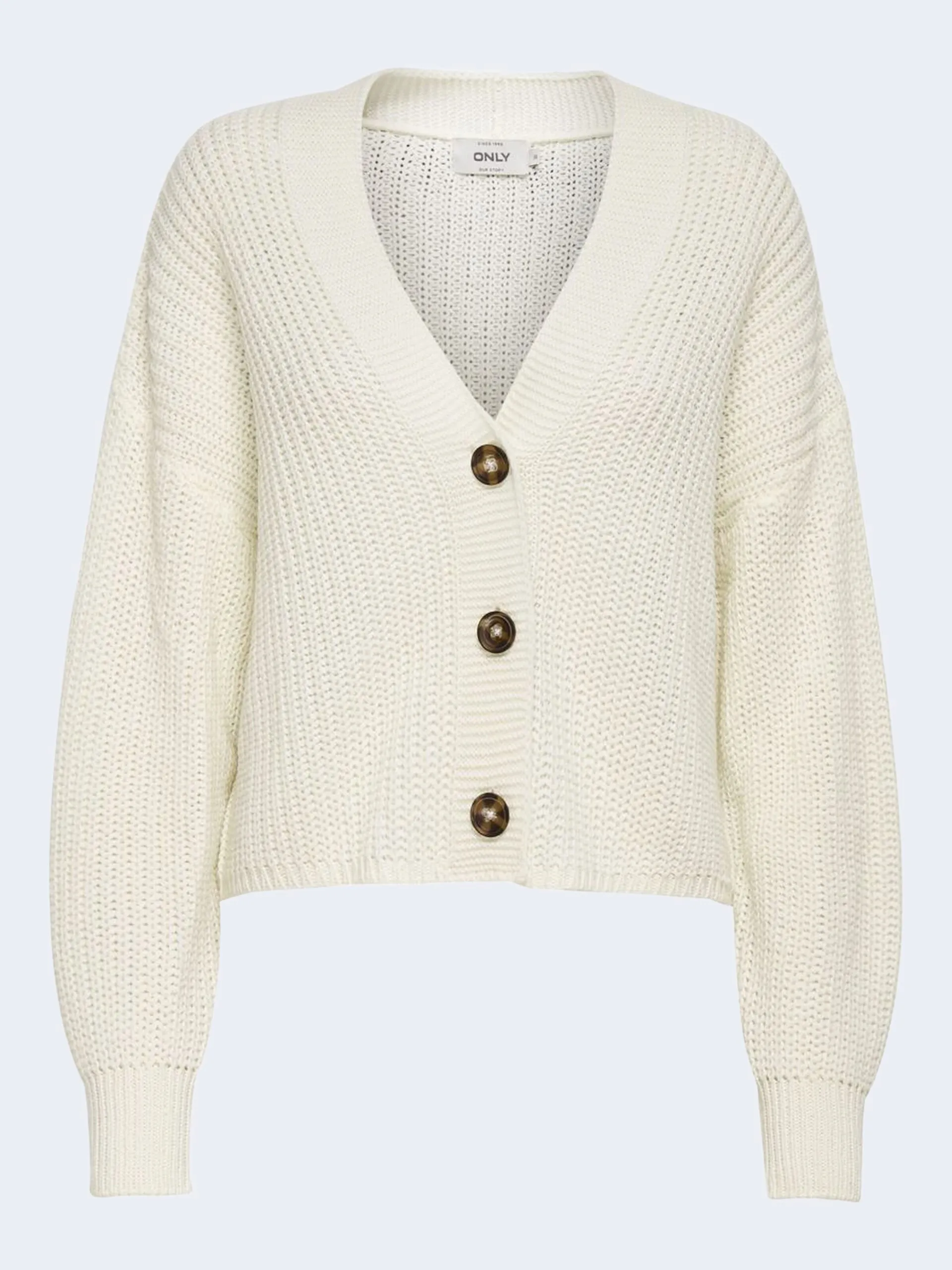 Cardigan Only ONLCAROLSPRING L/S KNT NOOS Panna