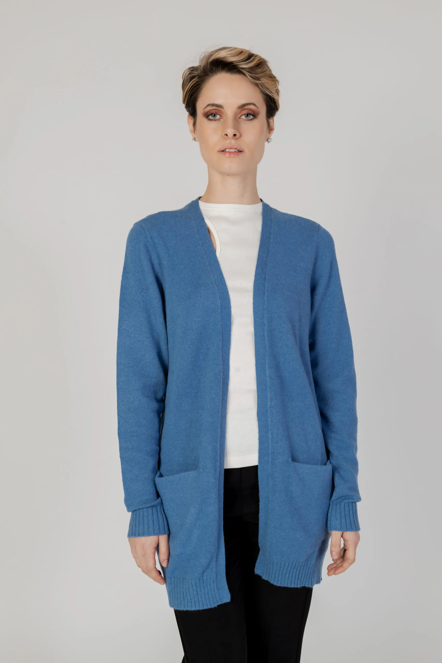 Cardigan Vila Clothes VIRIL L/S OPEN COLOR Indigo